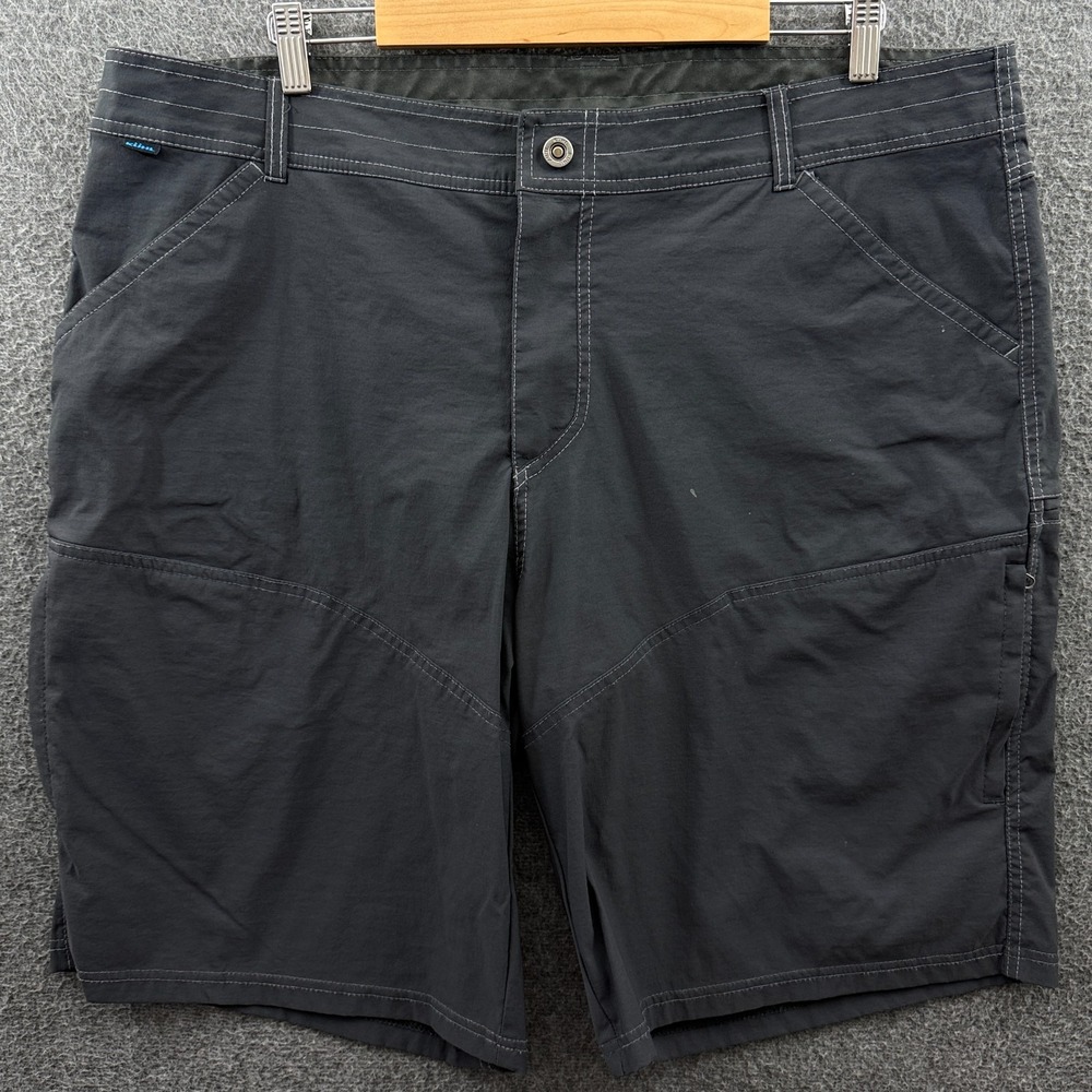 Kuhl Shorts Mens‎ 40 Dark Gray Renegade 11" Zip Pocket Performance Stretch *